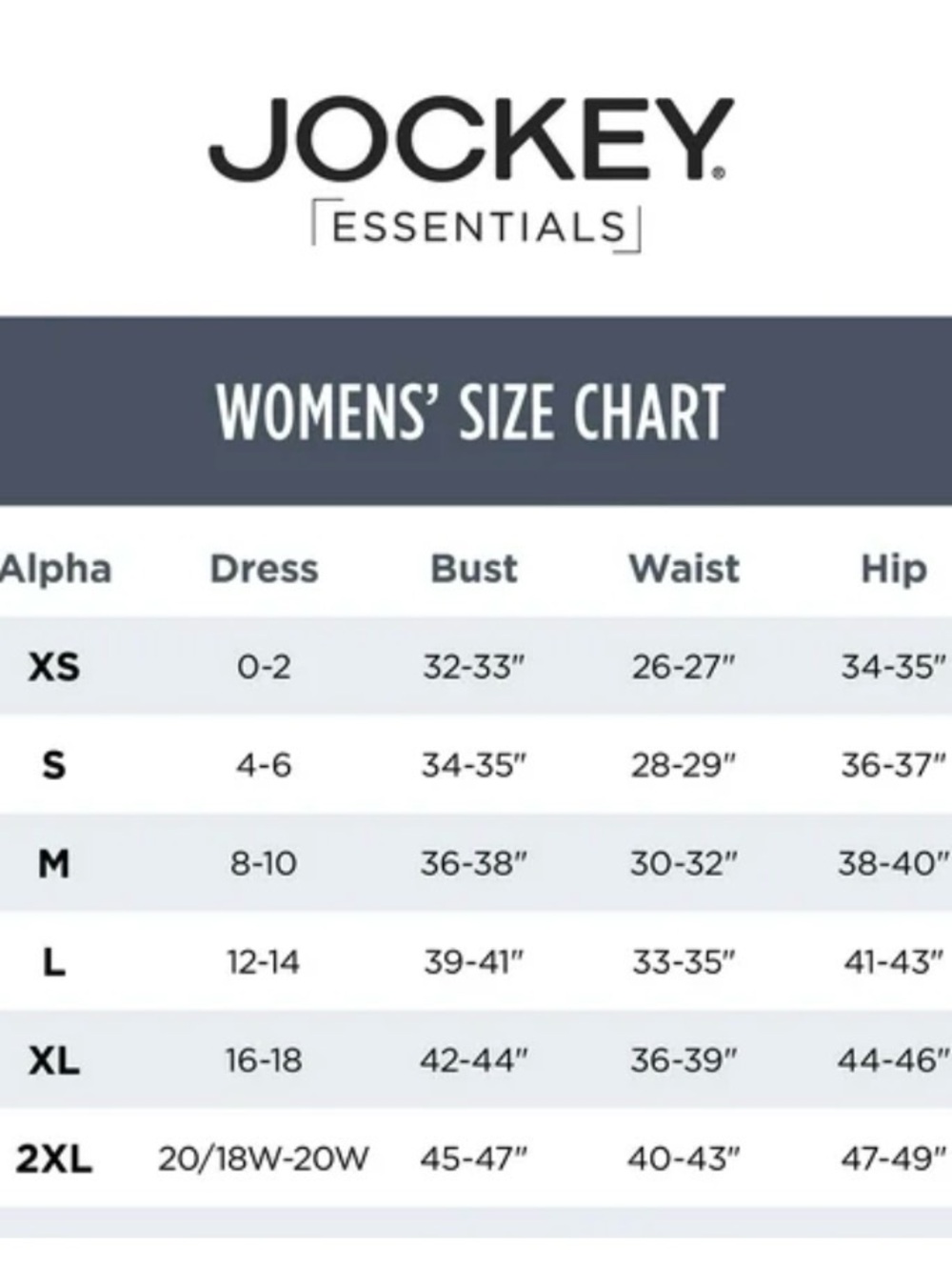 NIP Jockey® Essentials Women's Ultralight Smoothing No-Chafe Slipshort 2 PC - Picture 3 of 5